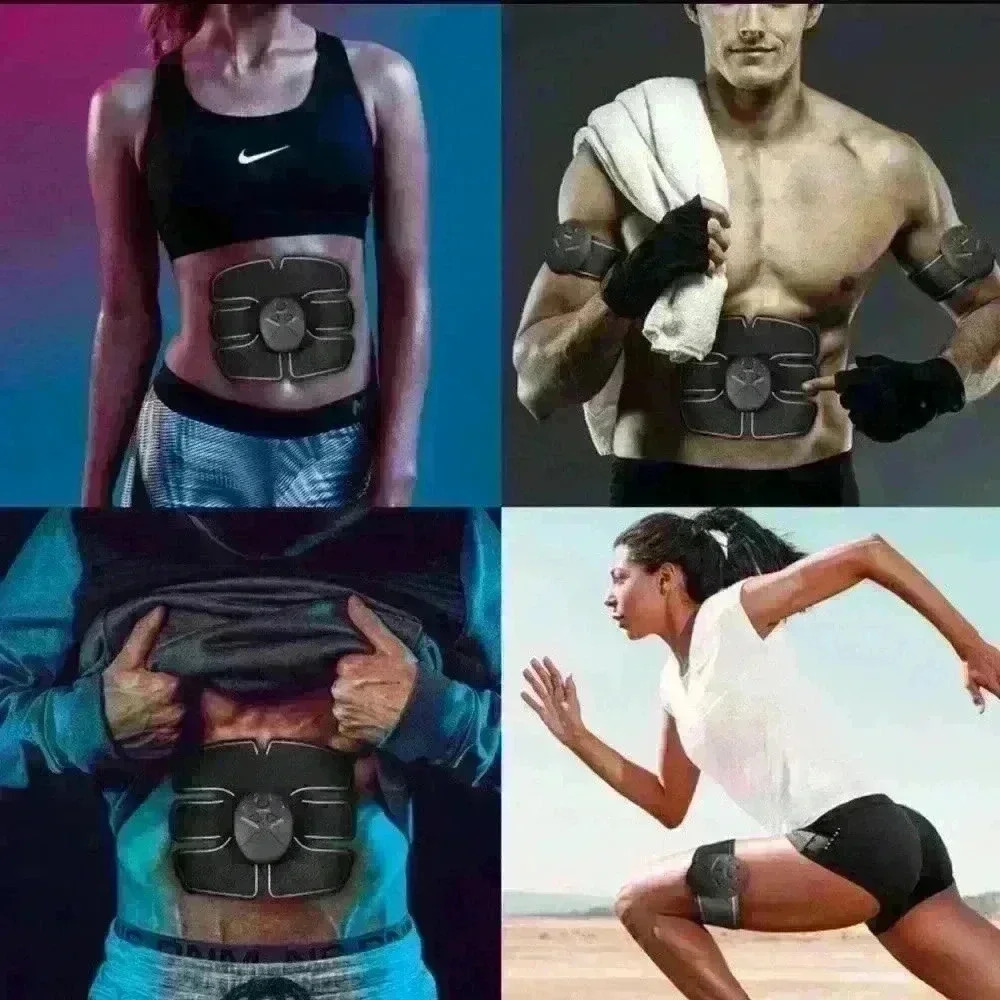 ABS Arms Leg Electric Muscle Strengthening & Fat Burning Stimulater New